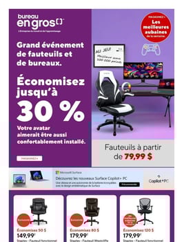 Circulaire Bureau en Gros