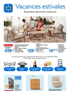 Circulaire Walmart - Vacances Estivales