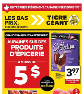 Circulaire Tigre Géant