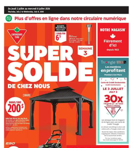 Circulaire Canadian Tire