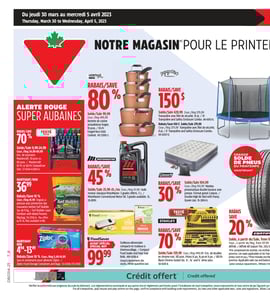 Circulaire Canadian Tire
