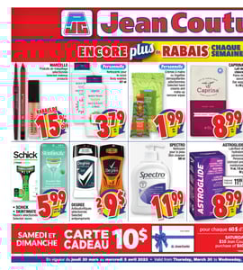 Circulaire Jean Coutu - Encore Plus de Rabais