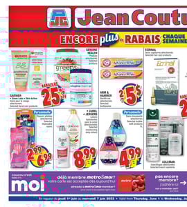 Circulaire Jean Coutu - Encore Plus de Rabais