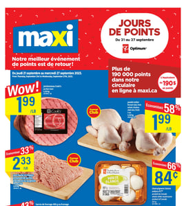 Circulaire Maxi