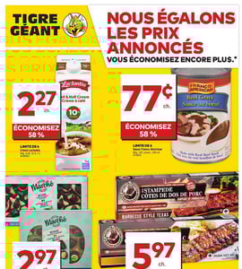 Circulaire Tigre Géant