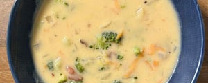 Crème brocoli, cheddar et bacon