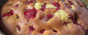 Photo de la Recette: Gâteau Moelleux aux Fraises – Version Ultra Simple