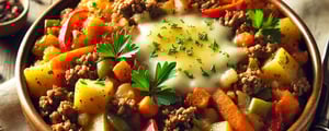 Photo de la Recette: Hachis de Bœuf aux Légumes Express
