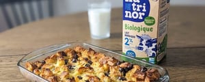 Photo de la Recette: Pouding au Pain Perdu aux Pépites au Chocolat