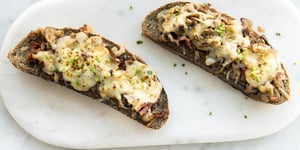 Tartines de Champignons et de Gouda