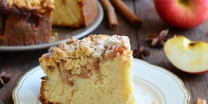 Photo de la Recette: Gâteau Streusel aux Pommes et aux Noix