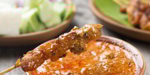 Photo de la Recette: Satays de Poulet avec Sauce à Trempette Thaï