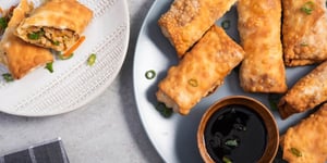 Photo de la Recette: Pâtés Impériaux au Poulet Frits à l'air Chaud