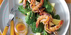 Photo de la Recette: Brochettes de Crevettes au Bacon