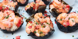 Photo de la Recette: Sushi Cuit au Saumon et aux Crevettes