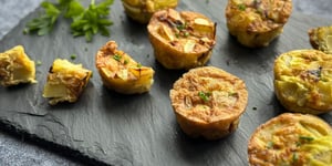 Photo de la Recette: Tortilla de Patatas Individuelles à la Friteuse à Air