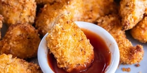 Photo de la Recette: Croquettes de Poulet Maison à la Friteuse à Air Chaud