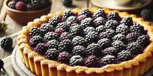 Photo de la Recette: Tarte aux Mûres Maison