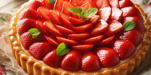 Photo de la Recette: Tarte aux Fraises Maison