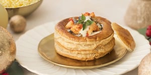 Photo de la Recette: Vol-au-vent au Homard et Gruyère