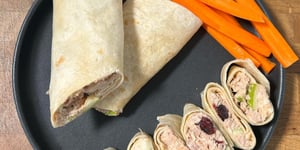 Wrap au Thon, Canneberges et Pommes