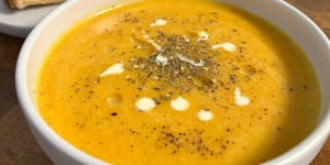 Photo de la Recette: Soupe à la Courge Butternut et Légumes Rôtis