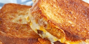 Photo de la Recette: Grilled Cheese à la Friteuse à Air Chaud