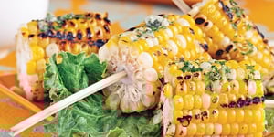 Photo de la Recette: Maïs Grillés sur Brochettes