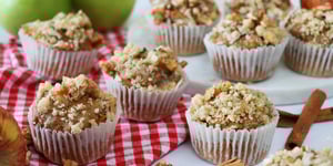 Photo de la Recette: Muffins Streusel aux Pommes et Piment de la Jamaïque