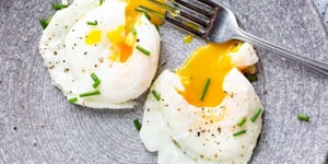 Photo de la Recette: Œuf Poché à la Friteuse à Air Chaud