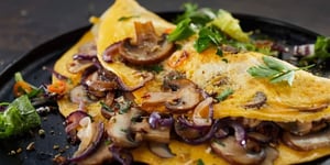 Photo de la Recette: Omelette aux Champignons