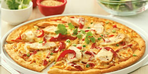 Photo de la Recette: Pizza au Poulet Thaï