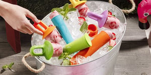 Popsicles Fraises-yogourt