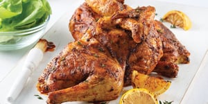 Photo de la Recette: Poulet Piri-piri en Crapaudine
