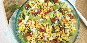 Photo de la Recette: Salade de Maïs à l’Avocat et Bacon