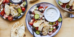 Photo de la Recette: Salade de Poulet Grillé à la Grecque