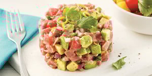Photo de la Recette: Tartare de Thon à la Mexicaine