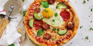 Photo de la Recette: Pizza Déjeuner