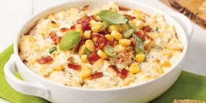 Photo de la Recette: Trempette Chaude au Maïs, Bacon et Jalapeno
