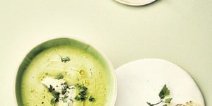 Photo de la Recette: Velouté de Petits Pois au Gorgonzola