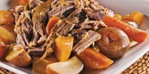 Photo de la Recette: Épaule de Porc Braisée à la Mélasse