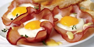 Photo de la Recette: Œufs Cocotte au Jambon