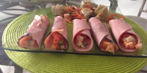 Photo de la Recette: Enrobé de légumes et Coeur de Palmier