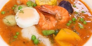 Photo de la Recette: "CHUPE" DE CREVETTES GRISES - CHUPE DE CAMARONES