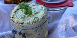Photo de la Recette: "Fauxmage" à Tartiner à L'échalote et au Basilic