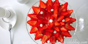 Photo de la Recette: Tarte aux Fraises Revisitée Saveur D'orient