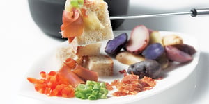 Photo de la Recette: Fondue aux Trois Fromages