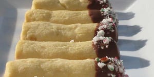 Photo de la Recette: BÂTONNETS AU CHOCOLAT
