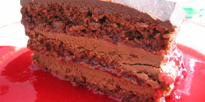 Photo de la Recette: Bûche Cube Choco-Framboise