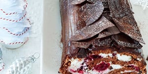 Photo de la Recette: Bûche de Noël Forêt-Noire